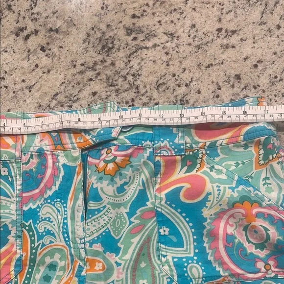 New York & Company Paisley Print SKORT - Picture 7 of 8